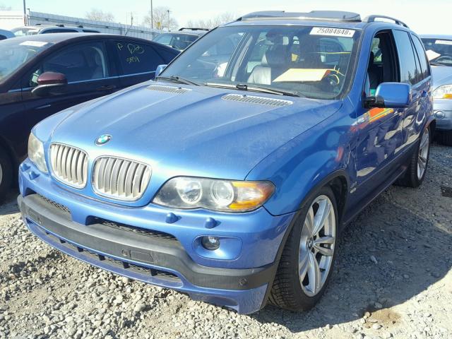 5UXFA93574LE81759 - 2004 BMW X5 4.8IS BLUE photo 2