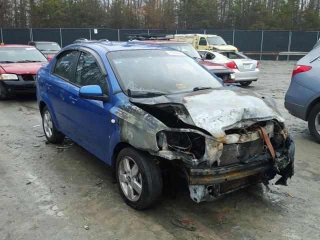 KL1TD56638B278067 - 2008 CHEVROLET AVEO BASE BLUE photo 1