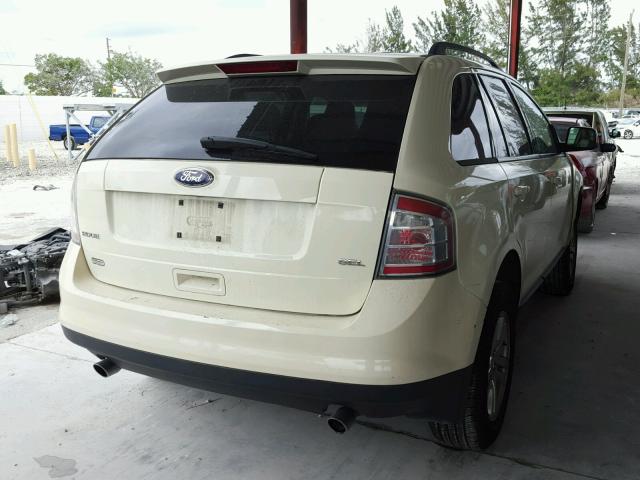 2FMDK38C68BA02790 - 2008 FORD EDGE SEL BEIGE photo 4