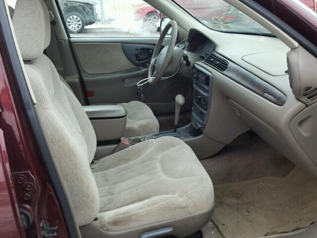 1G1NE52M9WY122928 - 1998 CHEVROLET MALIBU LS 栗色 照片 5