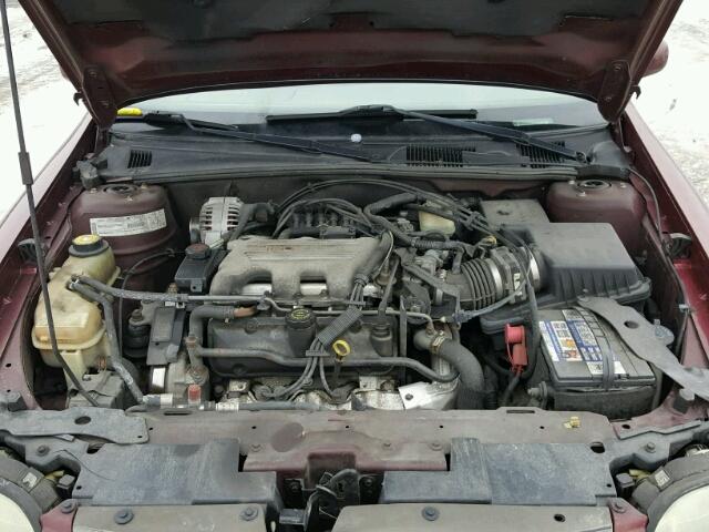 1G1NE52M9WY122928 - 1998 CHEVROLET MALIBU LS MAROON photo 7