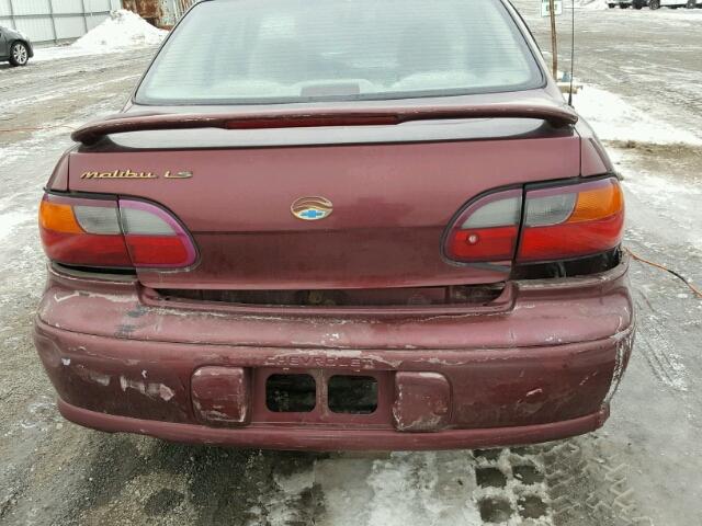 1G1NE52M9WY122928 - 1998 CHEVROLET MALIBU LS MAROON photo 9