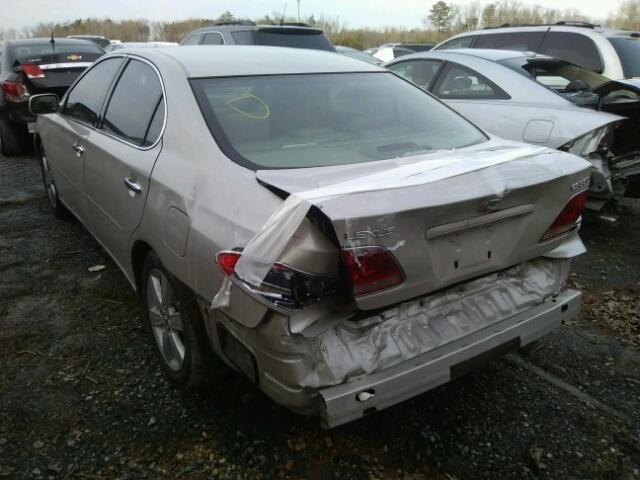 JTHBA30G955108582 - 2005 LEXUS ES 330 SILVER photo 3