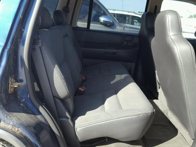 1B4HS38N22F159601 - 2002 DODGE DURANGO SP BLUE photo 6