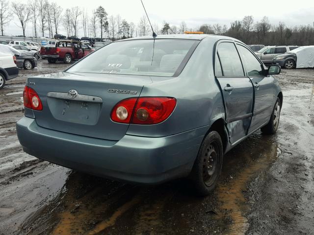 1NXBR32E95Z384428 - 2005 TOYOTA COROLLA CE GREEN photo 4