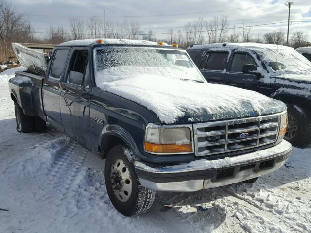 1FTJW35G2TEB82799 - 1996 FORD F350 GREEN photo 1