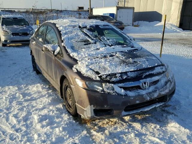 2HGFA1F09BH008621 - 2011 HONDA CIVIC EXL GRAY photo 1