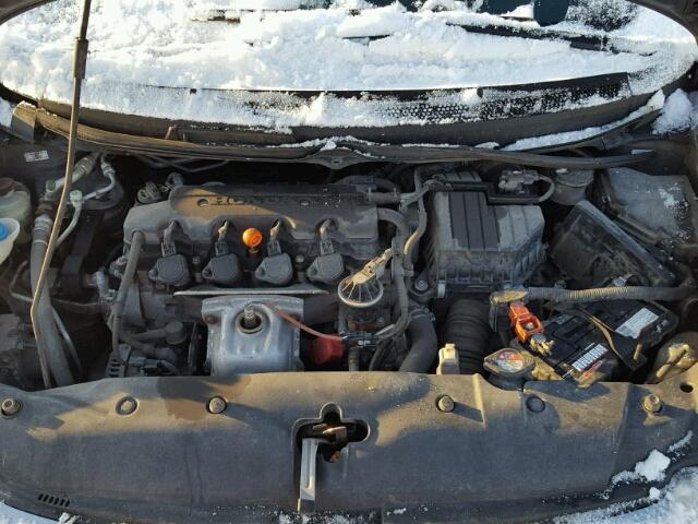 2HGFA1F09BH008621 - 2011 HONDA CIVIC EXL GRAY photo 7