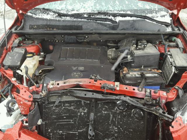 2T3BK4DV0AW017071 - 2010 TOYOTA RAV4 RED photo 7