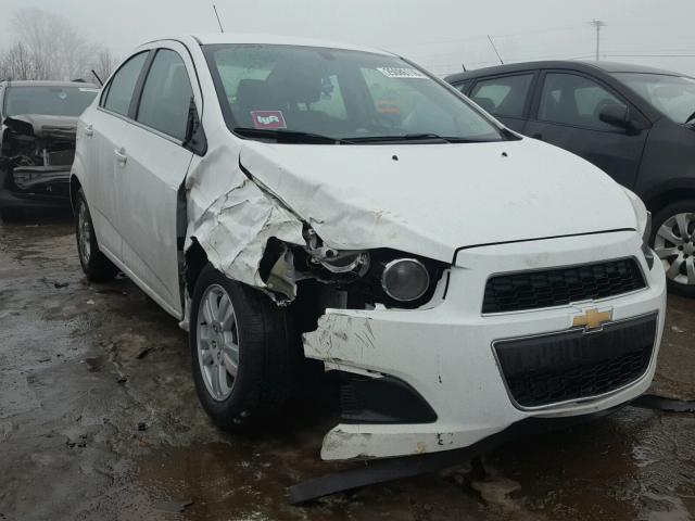 1G1JC5SH9F4106825 - 2015 CHEVROLET SONIC LT WHITE photo 1