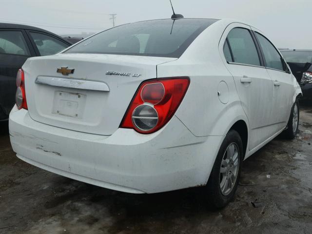 1G1JC5SH9F4106825 - 2015 CHEVROLET SONIC LT WHITE photo 4