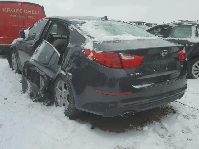 5XXGM4A73FG428979 - 2015 KIA OPTIMA LX GRAY photo 3