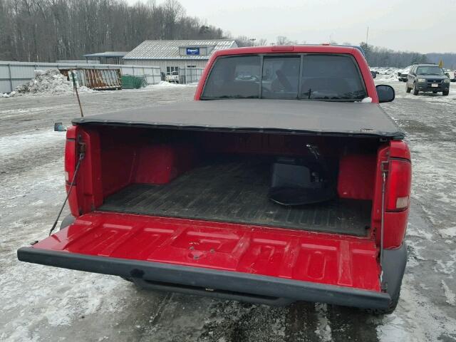 1GCCT14W2RK172847 - 1994 CHEVROLET S TRUCK S1 RED photo 6