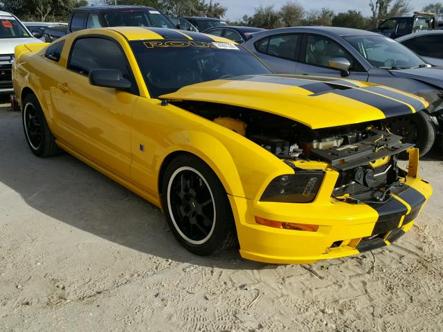 1ZVFT82H665259278 - 2006 FORD MUSTANG GT YELLOW photo 1