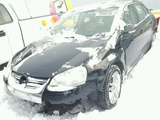 3VWEF71K07M161269 - 2007 VOLKSWAGEN JETTA WOLF BLACK photo 2