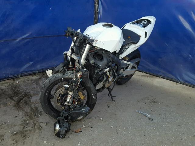 JH2PC37063M007584 - 2003 HONDA CBR600 RR WHITE photo 2