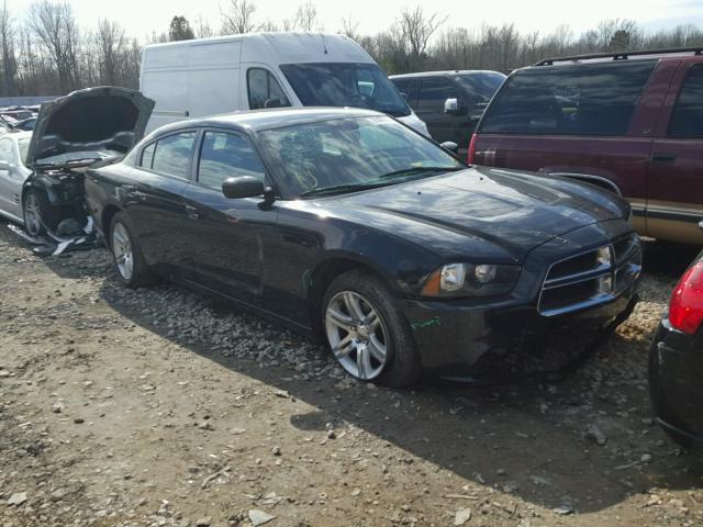 2B3CL3CG9BH532541 - 2011 DODGE CHARGER BLACK photo 1