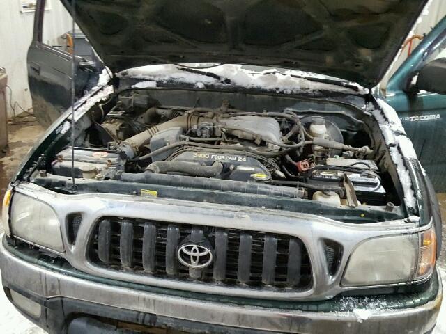 5TEWN72N63Z277365 - 2003 TOYOTA TACOMA XTR GREEN photo 7