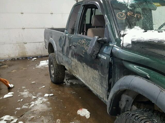 5TEWN72N63Z277365 - 2003 TOYOTA TACOMA XTR GREEN photo 9