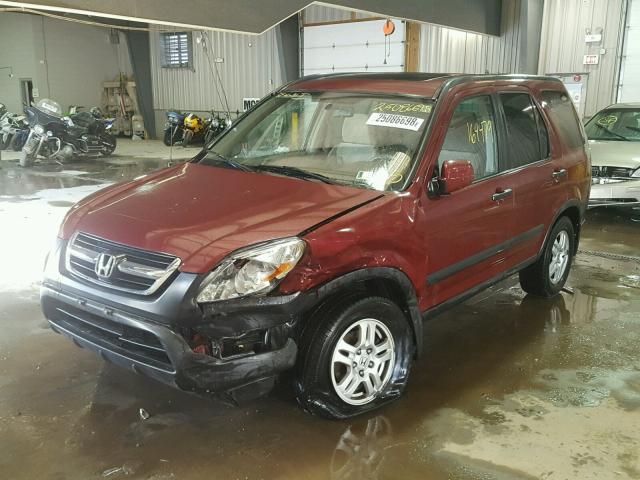 SHSRD78833U160600 - 2003 HONDA CR-V EX MAROON photo 2