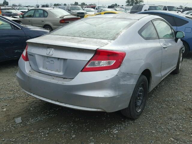 2HGFG3A53DH510573 - 2013 HONDA CIVIC LX SILVER photo 4