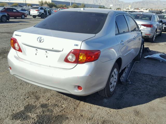 1NXBU4EE8AZ243800 - 2010 TOYOTA COROLLA BA GRAY photo 4