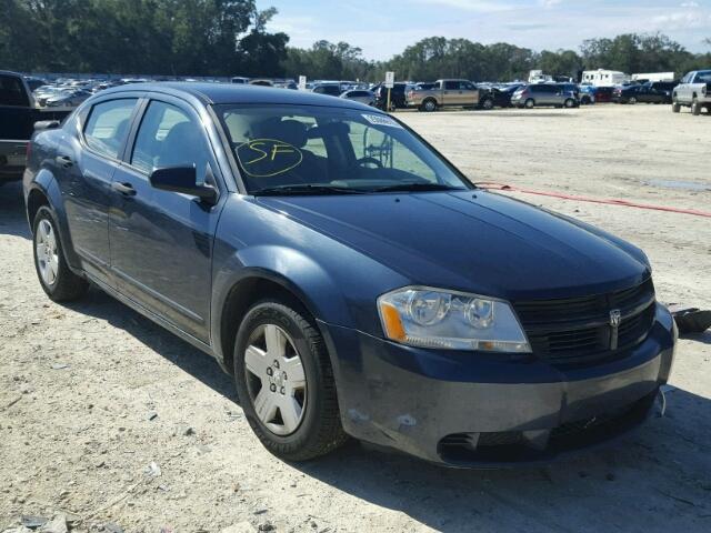 1B3LC46K38N165870 - 2008 DODGE AVENGER SE BLUE photo 1