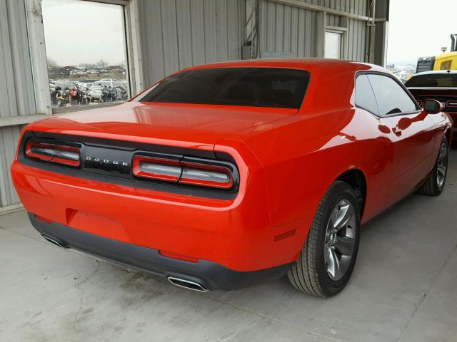 2C3CDZAG7HH536604 - 2017 DODGE CHALLENGER RED photo 4