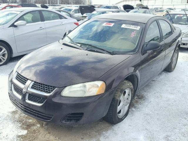 1B3EL36R94N305611 - 2004 DODGE STRATUS SE PURPLE photo 2