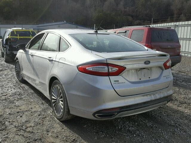 3FA6P0K93GR217687 - 2016 FORD FUSION TIT SILVER photo 3