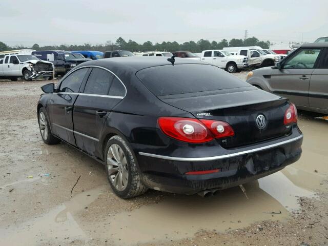 WVWMP7AN5BE708492 - 2011 VOLKSWAGEN CC SPORT BLACK photo 3