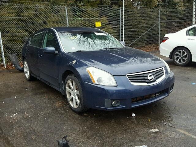 1N4BA41E17C818021 - 2007 NISSAN MAXIMA SE BLUE photo 1