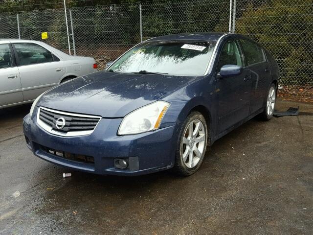 1N4BA41E17C818021 - 2007 NISSAN MAXIMA SE BLUE photo 2