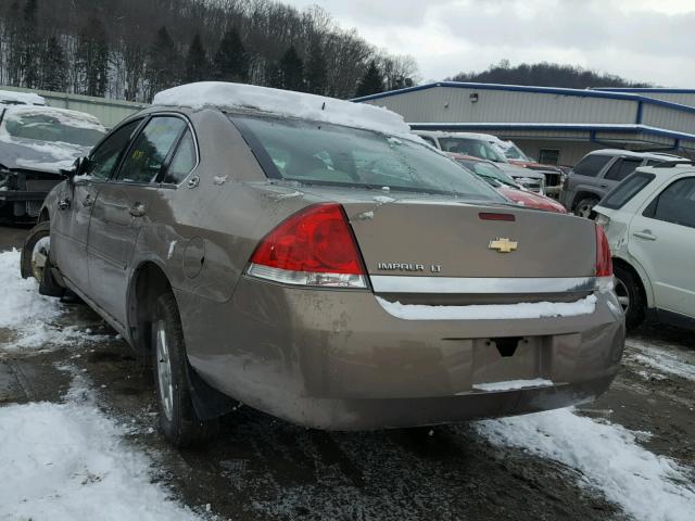 2G1WT58K169166958 - 2006 CHEVROLET IMPALA LT TAN photo 3