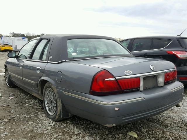 2MEFM74WXXX720230 - 1999 MERCURY GRAND MARQ GRAY photo 3