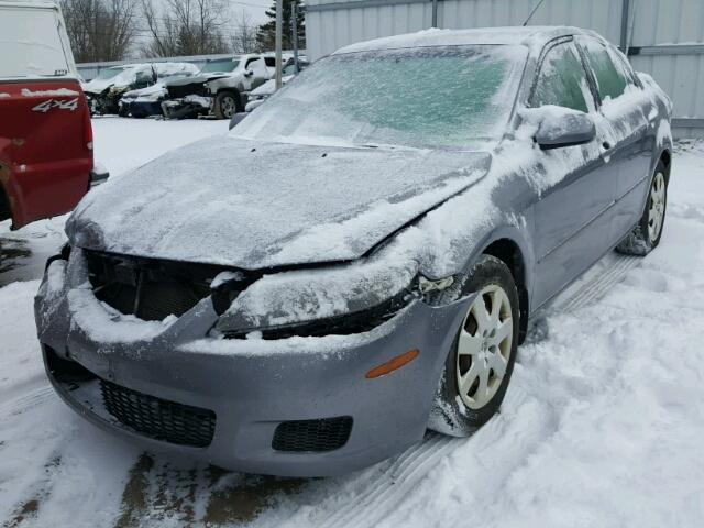 1YVFP80C065M70811 - 2006 MAZDA 6 I GRAY photo 2