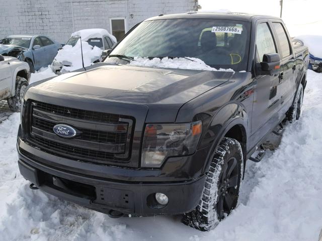 1FTFW1ET2DFA12655 - 2013 FORD F150 SUPER BLACK photo 2