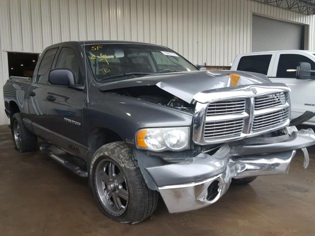 1D7HU18D25S216373 - 2005 DODGE RAM 1500 S GRAY photo 1