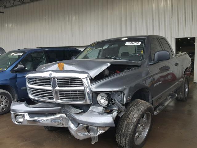 1D7HU18D25S216373 - 2005 DODGE RAM 1500 S GRAY photo 2