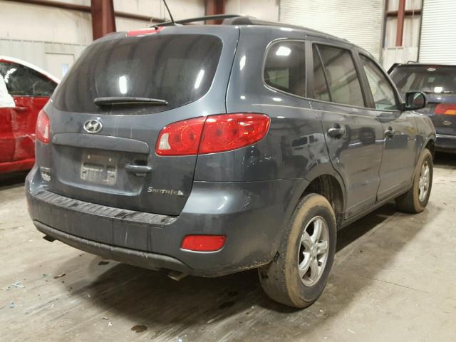 5NMSG13D48H166090 - 2008 HYUNDAI SANTA FE G GRAY photo 4