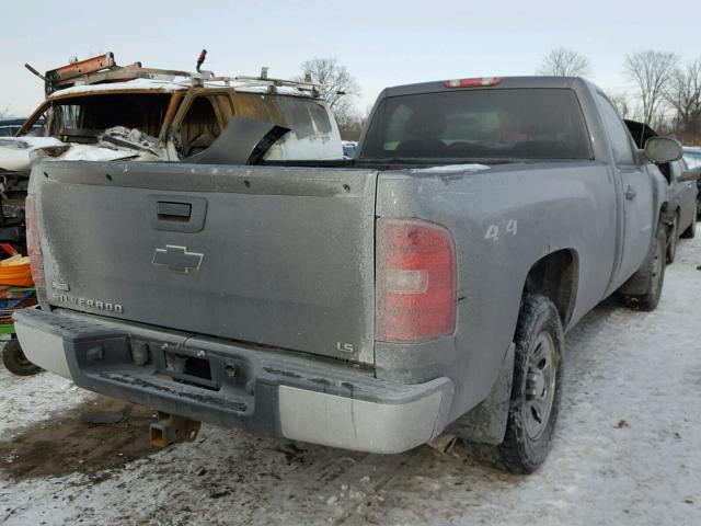 1GCNKPE0XBF154524 - 2011 CHEVROLET SILVERADO GRAY photo 4