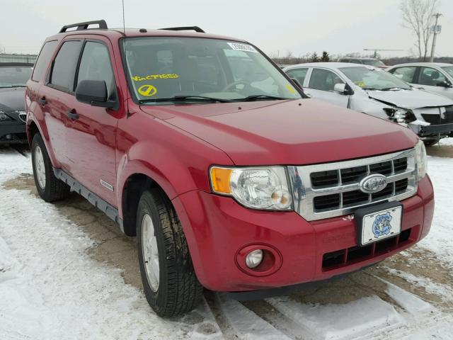 1FMCU93Z28KC79852 - 2008 FORD ESCAPE XLT RED photo 1