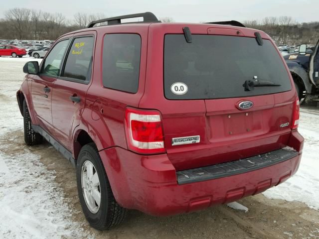 1FMCU93Z28KC79852 - 2008 FORD ESCAPE XLT RED photo 3