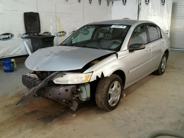 1G8AJ52F53Z192767 - 2003 SATURN ION LEVEL SILVER photo 2