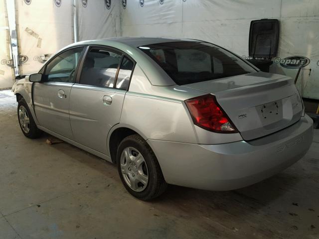 1G8AJ52F53Z192767 - 2003 SATURN ION LEVEL SILVER photo 3