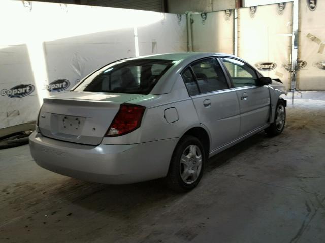 1G8AJ52F53Z192767 - 2003 SATURN ION LEVEL SILVER photo 4