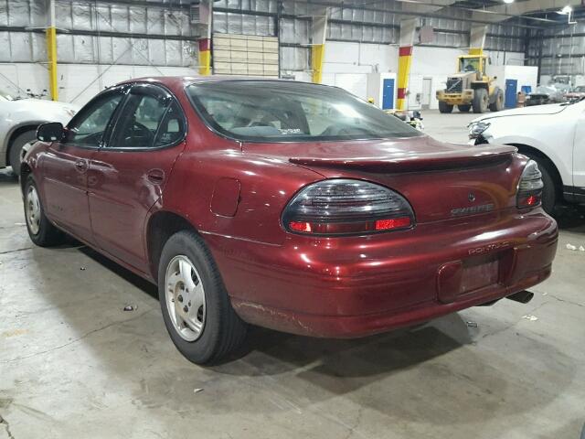 1G2WK52J41F180254 - 2001 PONTIAC GRAND PRIX MAROON photo 3