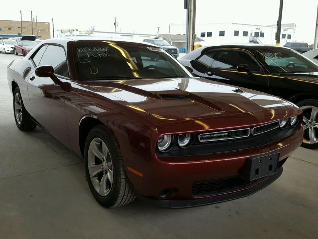 2C3CDZAG4HH617365 - 2017 DODGE CHALLENGER MAROON photo 1