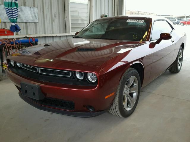 2C3CDZAG4HH617365 - 2017 DODGE CHALLENGER MAROON photo 2