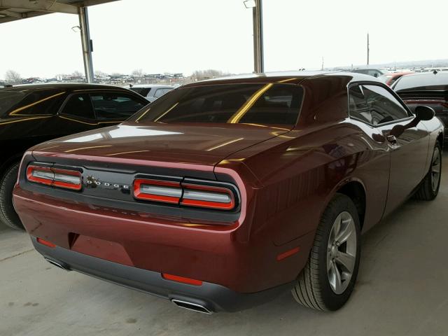 2C3CDZAG4HH617365 - 2017 DODGE CHALLENGER MAROON photo 4